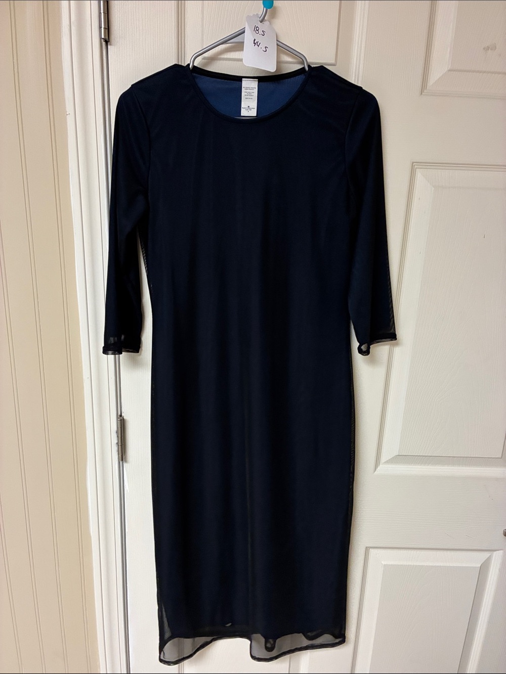 Women's Classic Navy Midi Dress